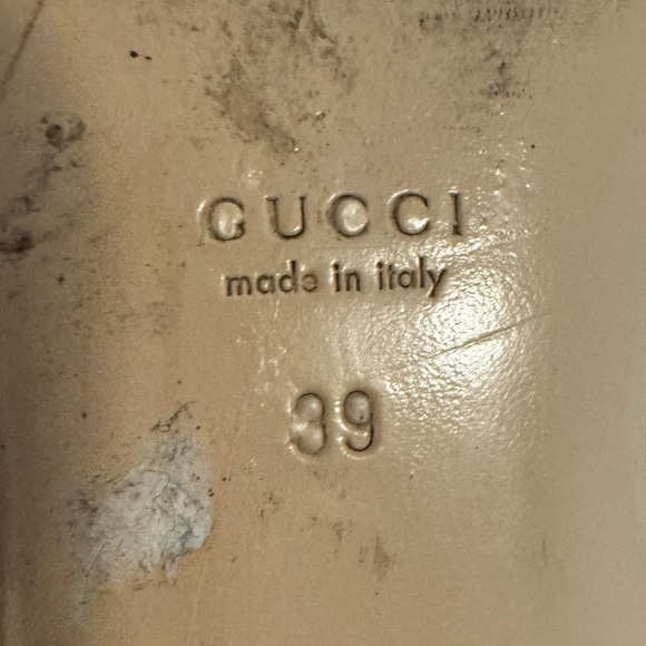 Gucci Patent Leather Crystal Embellishment Flats - Picture 5 of 5